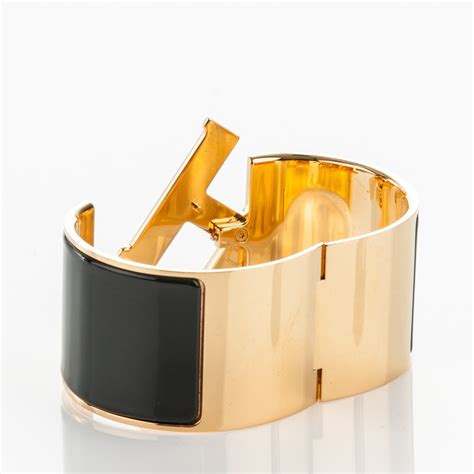 hermes bracelet h|Hermes extra wide enamel bracelet.